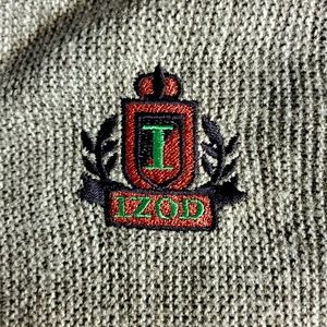 Vintage Izod oversize grey cardigan sweater